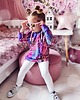 bluzy dla dziewczynki Bluza Dziewczynka DR.CROW Palmy Monstera 2