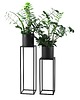 kwietniki Kwietnik Metalowy METALLO 60cm czarny LOFT 5