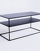 komody i szafki Stolik regał konsola RTV TENSIO 2 FLOOR METAL 100 cm - czarny 3