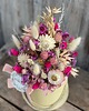 dodatki - różne Kompozycja z okazji Dnia Babci suszone kwiaty flower box 2