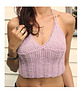 topy damskie Top boho pastelowy fiolet 2