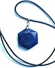 wisiory Lapis lazuli wisiorek heksagonalny 1
