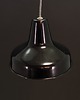 lampy wiszące Lampa wisząca czarna, duński design, lata 60 1