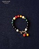 bransoletki - inne Bajecznie kolorowa bransoletka Boho ze szklanych pereł prezent  handmade 2