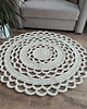 dywany Dywan okrągły ze sznurka bawełnianego szydełkowy 100cm 5