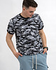 t-shirty męskie T-shirt męski  basic   moro  z kieszonką 1
