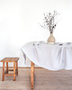 obrusy i serwetki Lniany obrus z listwą LIGHT GRAY 3