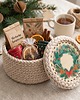 dekoracje świąteczne Podstawa do szydełkowania 20cm koło wieniec kolorowa baza na święta sznurek 2