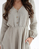 sukienki maxi damskie Lniana sukienka CAMELLIA MAXI NATURAL 3