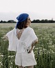 ubrania różne Chusta apaszka Dajsy Ręcznie robiona Blue 1