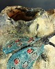 figurki i rzeźby Naczynie ceramiczne rzeźbione ćmy - seria "Kamienny sen" 1
