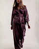 bluzki kimonowe damskie Kimono lniane fioletowe, lniana bluzka fioletowa. 4