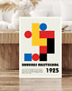 grafiki i ilustracje PLAKAT  retro Bauhaus kolorowa abstrakcja 2