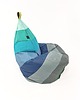 pufy do siedzenia Puf, worek sako TIPI  OCEAN patchwork, 2