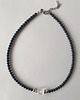 chokery Naszyjnik choker ROOTS czarny turmalin, kryształ górski, jaspis dalmatyński 1