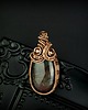 wisiory Wisiorek z agatem wire wrapping 5