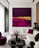 obrazy PURPUROWY SEN - unikat obraz ręcznie malowany akryl 120x120cm 1