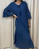 sukienki maxi damskie Bawełniana sukiena Denim 5