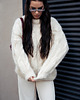 swetry damskie  Sweter Lovisa Kremowy 1