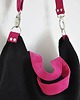 torby XXL Torba hobo XXL - czerń, fuksja 2