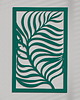 dekoracje - na ścianę DEKORACYJNY PANEL AŻUROWY, LIŚĆ PALMY, JUNGLE STYLE , DEKORACJA ścienna 3D 3