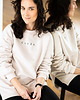 bluza bez kaptura damska Bluza OVERSIZE piaskowa CISZA. 1