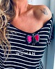 broszki Brosza WOMAN w stylu Pop Art z artystyczną Kobietą 9