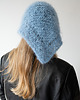 czapki damskie Chustka moherowa błękit nieba 4