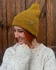 czapki damskie Czapka beanie Musztardowa 100% merino 1