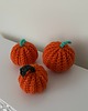 dodatki - różne Dynia ozdobna handmade, pomarańczowe, 3 sztuki 1