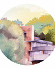 plakaty "Fallingwater"  Plakat  Ilustracja 2