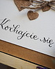 kartki scrapbooking Kartka na ślub Kochajcie Się 1