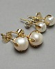 kolczyki z kamieniami Dots - pearls white vol. 2 /alloys collection/ - sztyfty 3