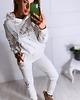 komplety damskie Bawełniany komplet dresowy OOH LA LA white 1