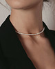 chokery Choker z pereł naturalnych z pozłacanym zapięciem 1