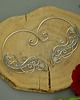 nausznice Nausznica zausznica kamień księżycowy wire wrapping 4