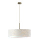 lampy wiszące Czarna lampa wisząca do salonu z kloszem 60 cm SINTRA MARMUR 3