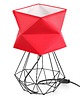 lampy stołowe Lampka nocna, stołowa abażur DIAMENT 3