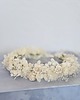 wianki komunijne Kremowy wianek na głowę - hortensja i różyczki 9