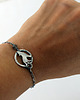 bransoletki wire wrapping Wilk - srebrna bransoletka 1