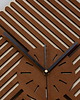 zegary ZEGAR GEOMETRYCZNY, LAMELE, NOWOCZESNA DEKORACJA , CZEREŚNIA M ( 50 x 50 cm ) 2