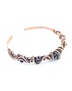bransoletki wire wrapping Miedziana bransoleta cuff z onyksem 1