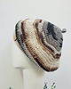 czapki damskie Wiosenny beret damski z antenką ręcznie robiony bawełna one size 1
