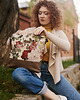 torby na ramię Boho bag w czerwone kwiaty 1