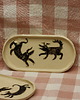 talerze, miski Ceramiczny talerzyk w zabawne pieski. Ceramika ręcznie robiona 2