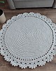 dywany Dywan szydełkowy ze sznurka 110cm 7