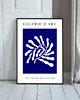 grafiki i ilustracje PLAKAT indygo , abstrakcja, matisse, granatowy 5