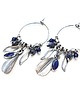 kolczyki z kamieniami Kolczyki Boho /sapphire/ vol. 2 2