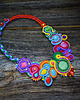 kolie Kolorowy Bajkowiec - naszyjnik Soutache 1