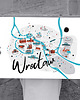 plakaty Wrocław Mapa plakat 70x50 cm 1